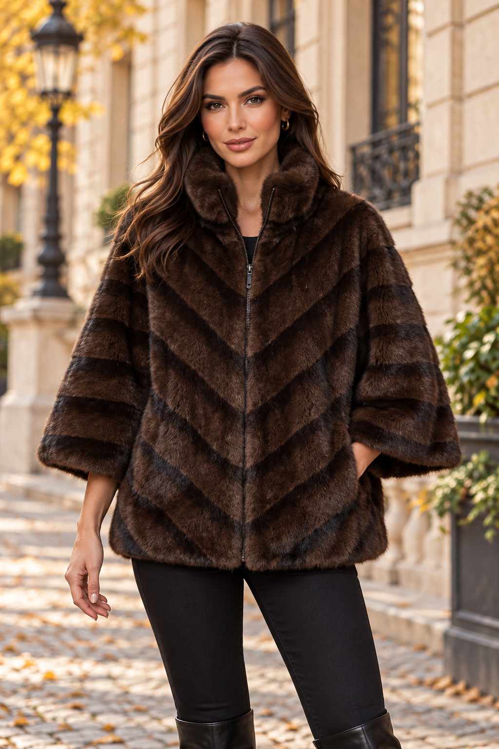 Natasha Faux fur jacket