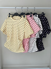 Rosie polka dot short set