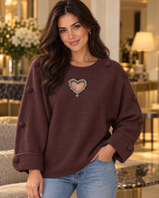Diamond heart jumper