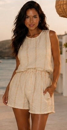 Cannes luxe short set