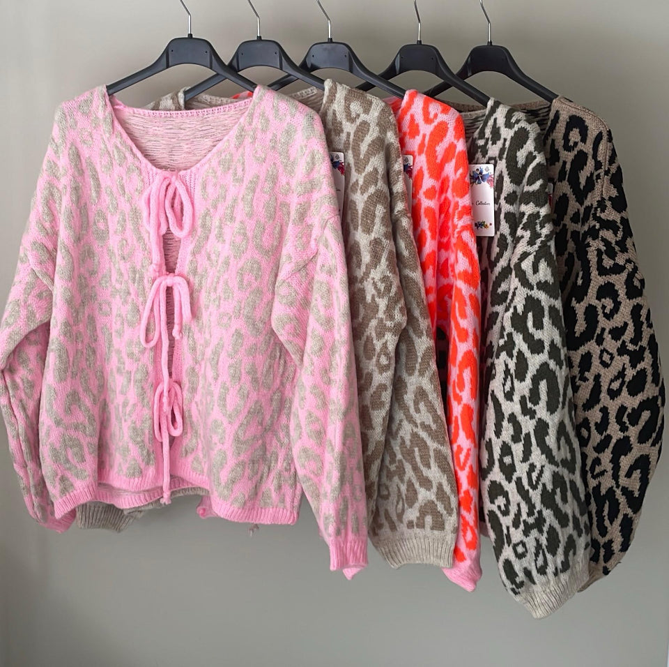 Linda Leopard Cardigan