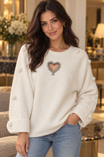 Diamond heart jumper