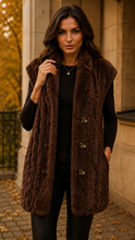 Aspen faux fur gilet