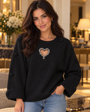 Diamond heart jumper