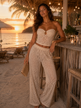 Lily lace trouser set
