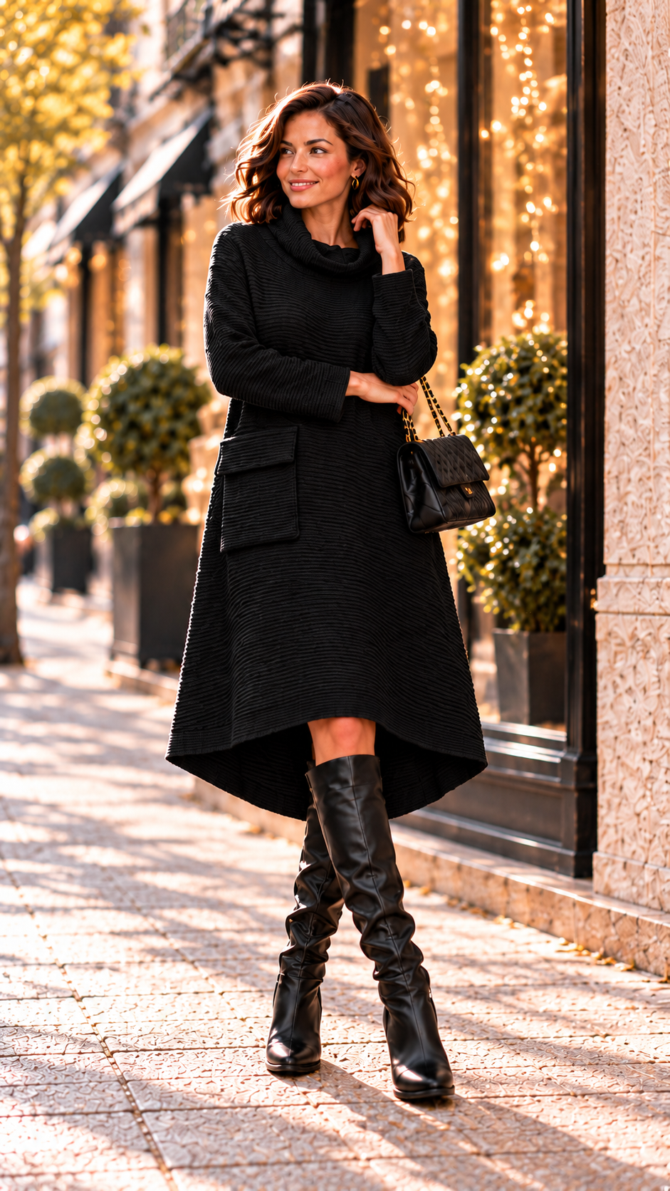 Chelsea Ribbed Jumper Dress